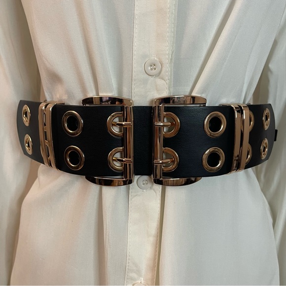 Bali belt Woman black and gold | ISABEL MARANT Official online store